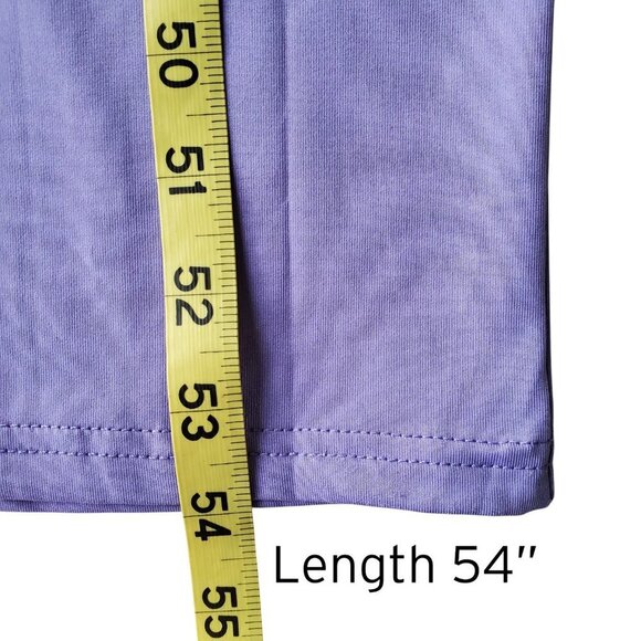 DAISY NWT Purple High Neck Racerback High Slit Sexy Maxi Dress BodyCon Size S - Picture 9 of 12